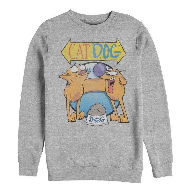 Men’s CatDog Food Fight Sweatshirt