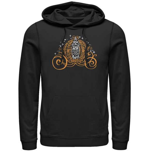 Men’s Cinderella Magical Pumpkin Carriage Pull Over Hoodie