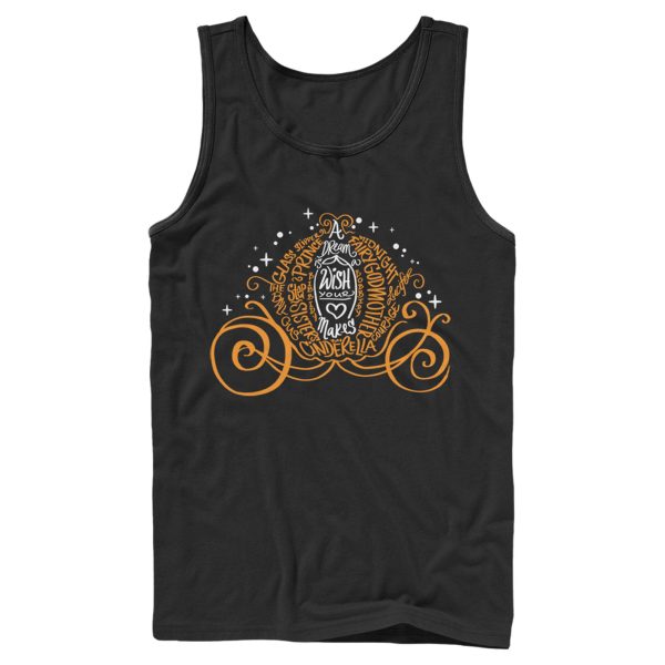 Men’s Cinderella Magical Pumpkin Carriage Tank Top