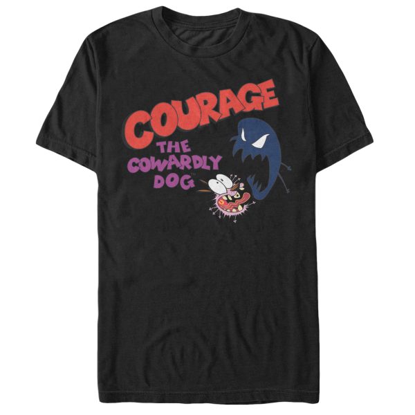 Men’s Courage the Cowardly Dog Dog Fright Logo T-Shirt