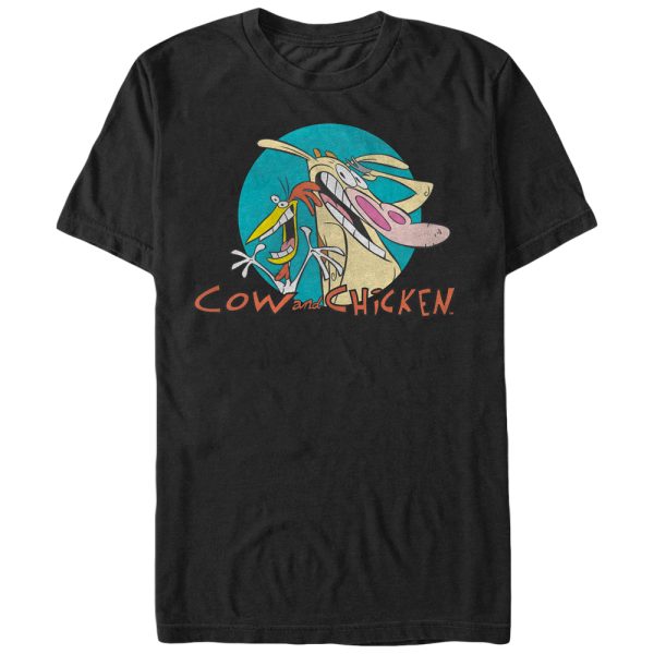 Men’s Cow and Chicken Logo T-Shirt