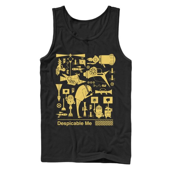 Men’s Despicable Me 3 Minion Worker Strike Tank Top