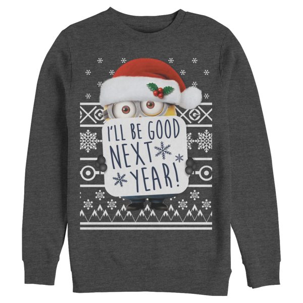 Men’s Despicable Me Christmas Good Minion Sweatshirt