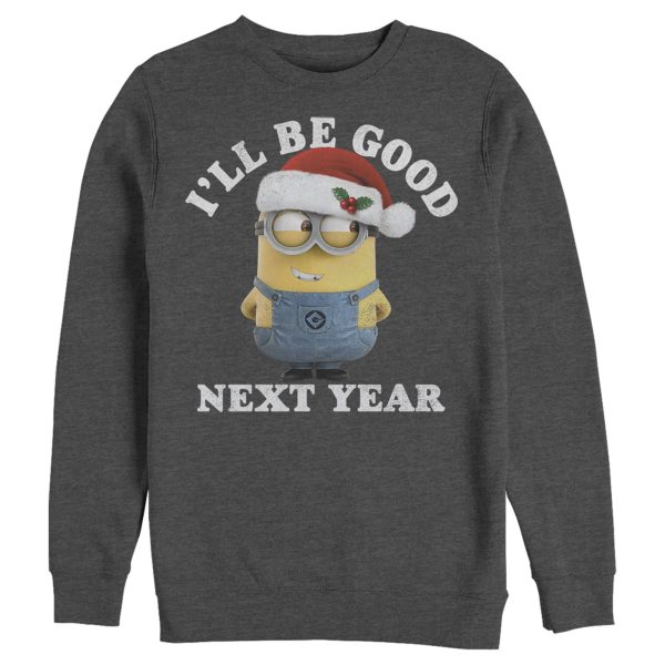 Men’s Despicable Me Christmas Minions Be Good Next Year Sweatshirt