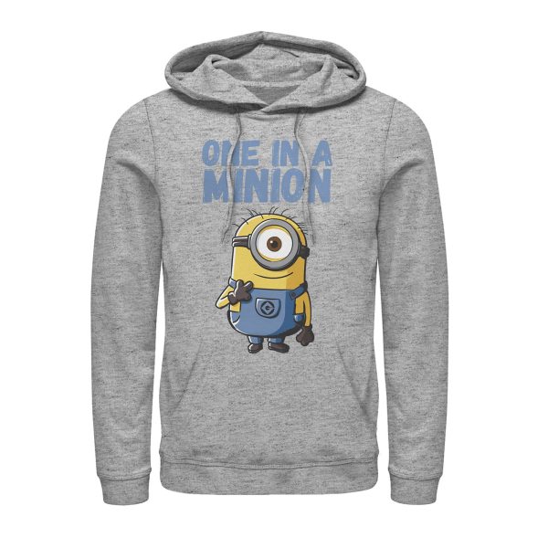 Men’s Despicable Me Cute One in a Minion Pull Over Hoodie