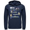Men’s Despicable Me Dad Best Qualities Pull Over Hoodie
