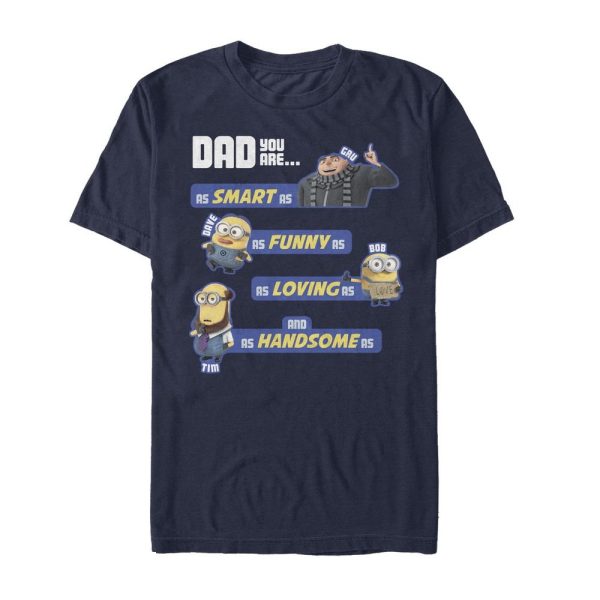 Men’s Despicable Me Dad Best Qualities T-Shirt