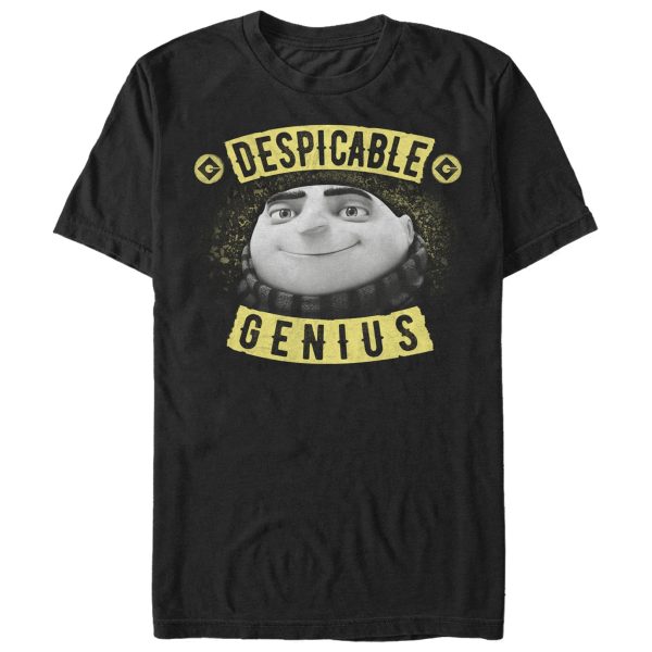 Men’s Despicable Me Evil Genius Gru Banner T-Shirt