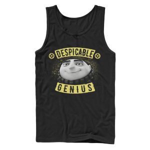 Men’s Despicable Me Evil Genius Gru Banner Tank Top