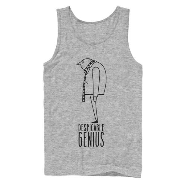 Men’s Despicable Me Evil Genius Gru Profile Tank Top