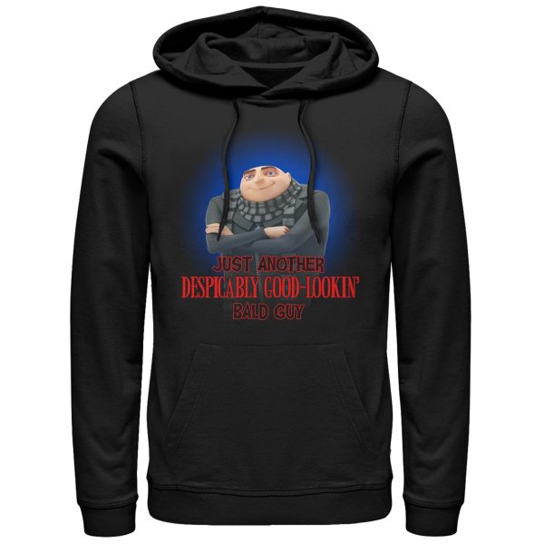 Men’s Despicable Me Gru Bald Guy Pull Over Hoodie