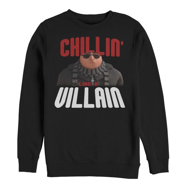 Men’s Despicable Me Gru Chillin’ Like a Villain Sweatshirt