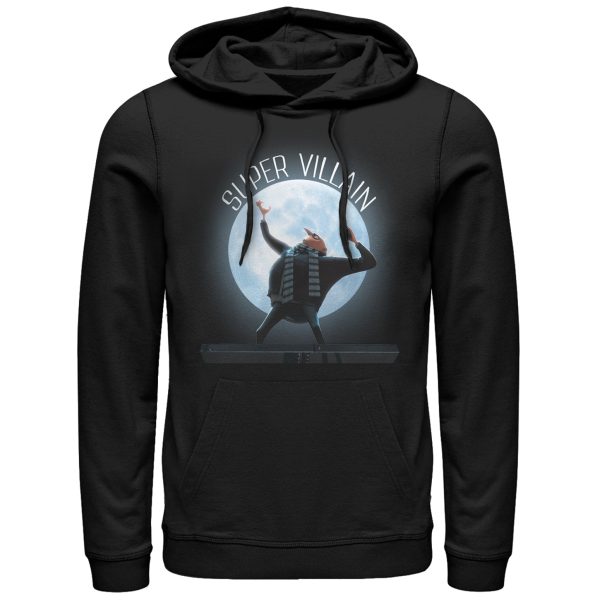 Men’s Despicable Me Gru Supervillain Moon Pull Over Hoodie