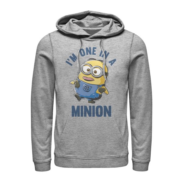 Men’s Despicable Me I’m One in Minion Pull Over Hoodie