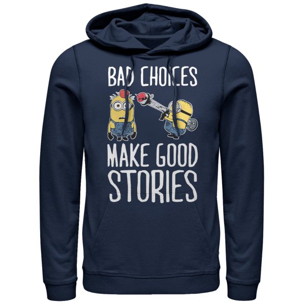 Men’s Despicable Me Minion Bad Choices Pull Over Hoodie