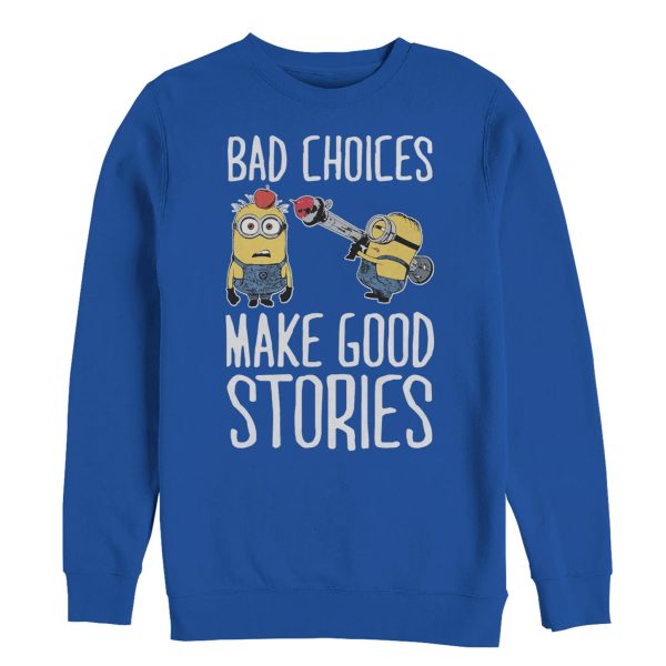 Men’s Despicable Me Minion Bad Choices Sweatshirt