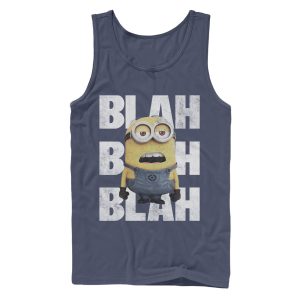 Men’s Despicable Me Minion Blah Blah Tank Top