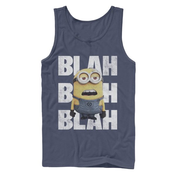 Men’s Despicable Me Minion Blah Blah Tank Top