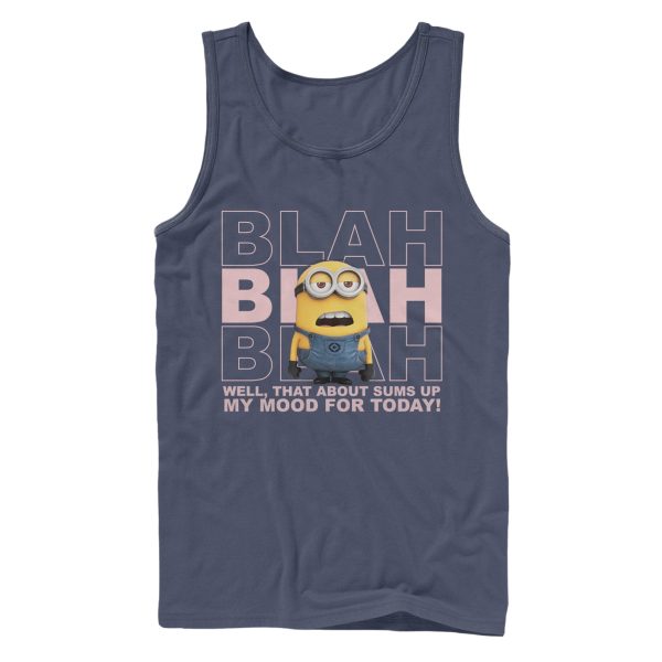 Men’s Despicable Me Minion Blah Mood Tank Top