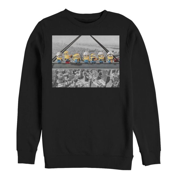 Men’s Despicable Me Minion Construction Lunch Sweatshirt