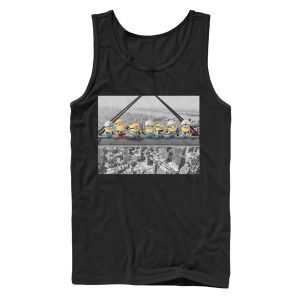 Men’s Despicable Me Minion Construction Lunch Tank Top