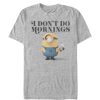 Men’s Despicable Me Minion Don’t Do Mornings T-Shirt