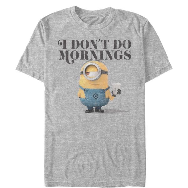 Men’s Despicable Me Minion Don’t Do Mornings T-Shirt