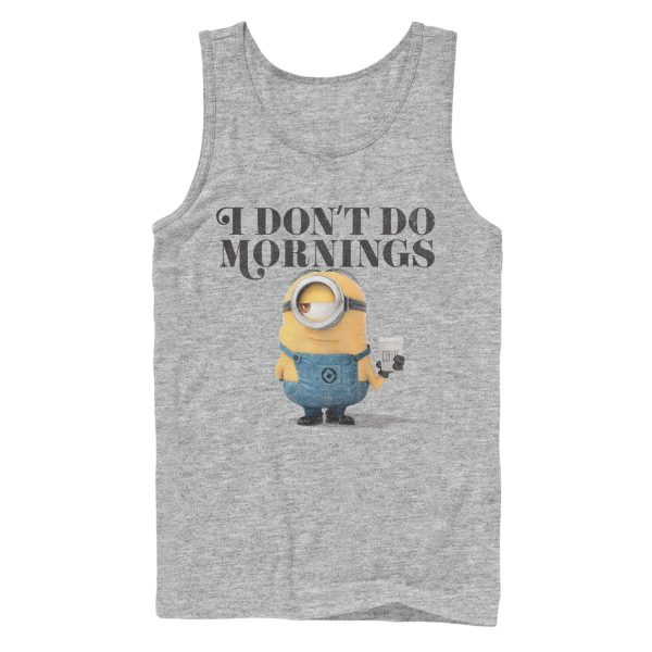 Men’s Despicable Me Minion Don’t Do Mornings Tank Top