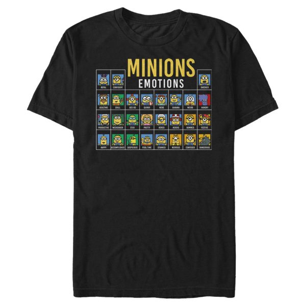 Men’s Despicable Me Minion Emotion Periodic Table T-Shirt