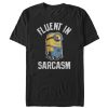 Men’s Despicable Me Minion Fluent in Sarcasm T-Shirt