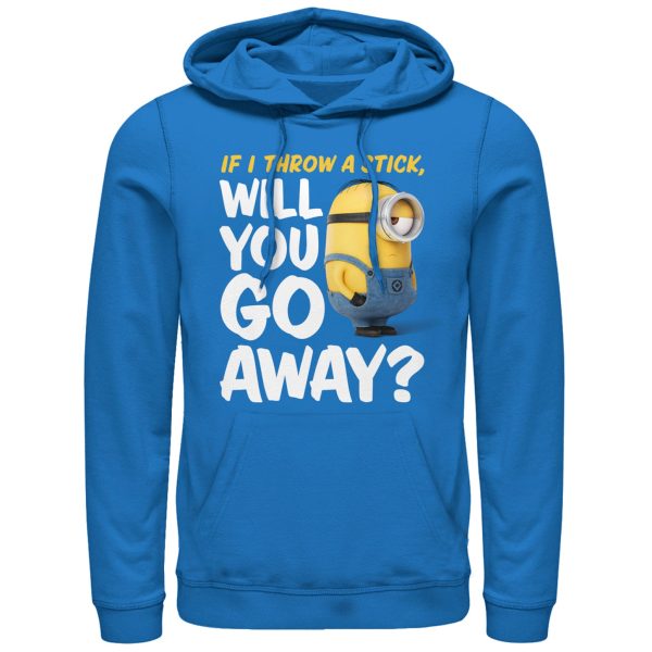 Men’s Despicable Me Minion Go Away Pull Over Hoodie