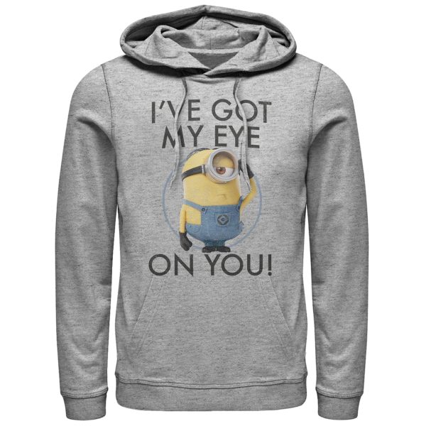 Men’s Despicable Me Minion Got Eye on You Pull Over Hoodie