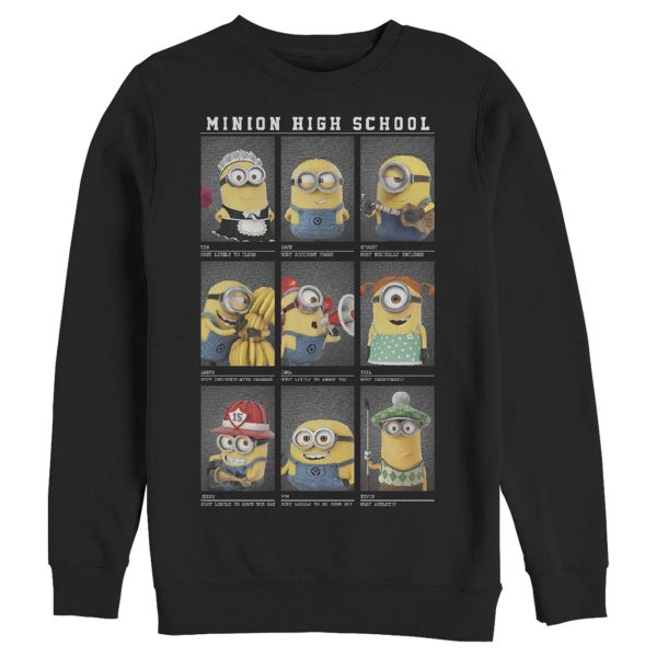 Men’s Despicable Me Minion High School Yearbook Sweatshirt