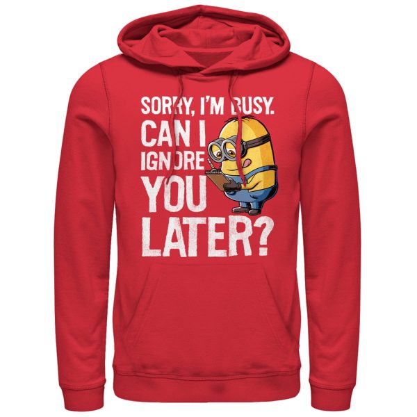 Men’s Despicable Me Minion Ignore You Later Pull Over Hoodie