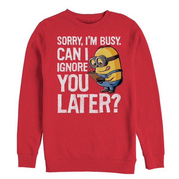 Men’s Despicable Me Minion Ignore You Later Sweatshirt