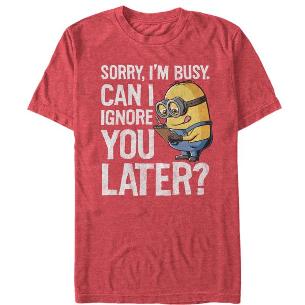 Men’s Despicable Me Minion Ignore You Later T-Shirt