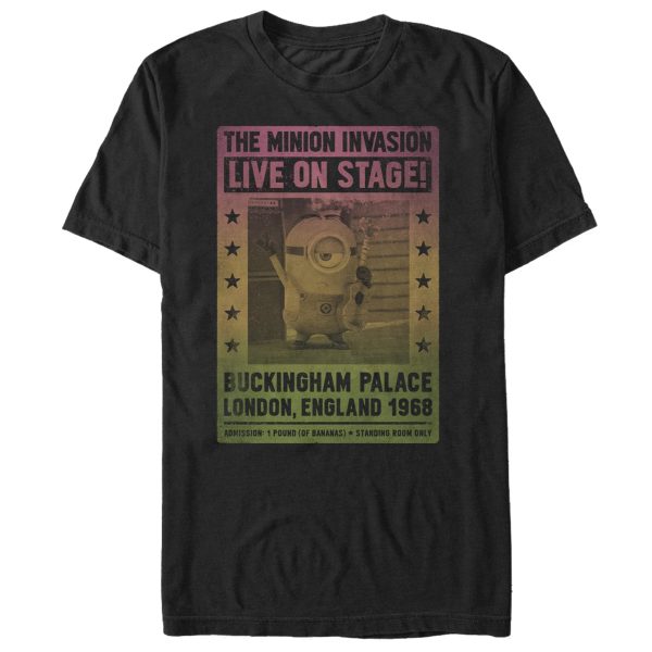 Men’s Despicable Me Minion Live on Stage Poster T-Shirt