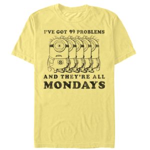 Men’s Despicable Me Minion Monday Problems T-Shirt