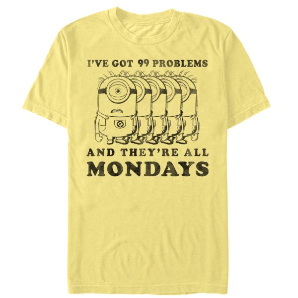 Men’s Despicable Me Minion Monday Problems T-Shirt