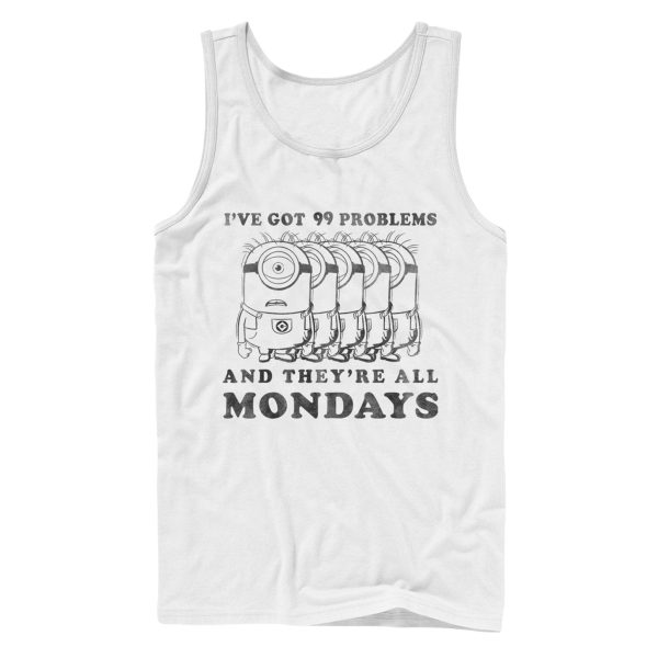 Men’s Despicable Me Minion Monday Problems Tank Top