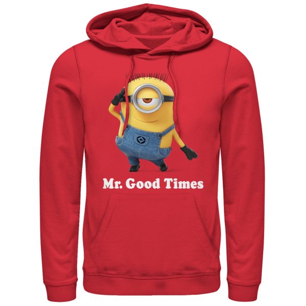 Men’s Despicable Me Minion Mr. Good Times Pull Over Hoodie