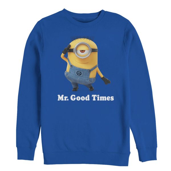 Men’s Despicable Me Minion Mr. Good Times Sweatshirt