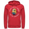 Men’s Despicable Me Minion My Opinion Pull Over Hoodie