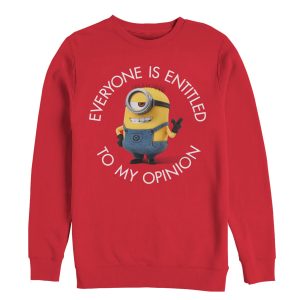 Men’s Despicable Me Minion My Opinion Sweatshirt