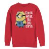 Men’s Despicable Me Minion No One Cares Sweatshirt