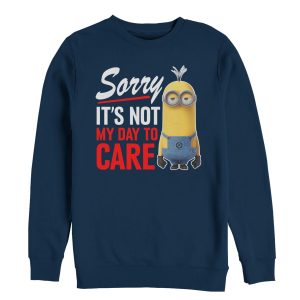 Men’s Despicable Me Minion Not Day to Care Sweatshirt