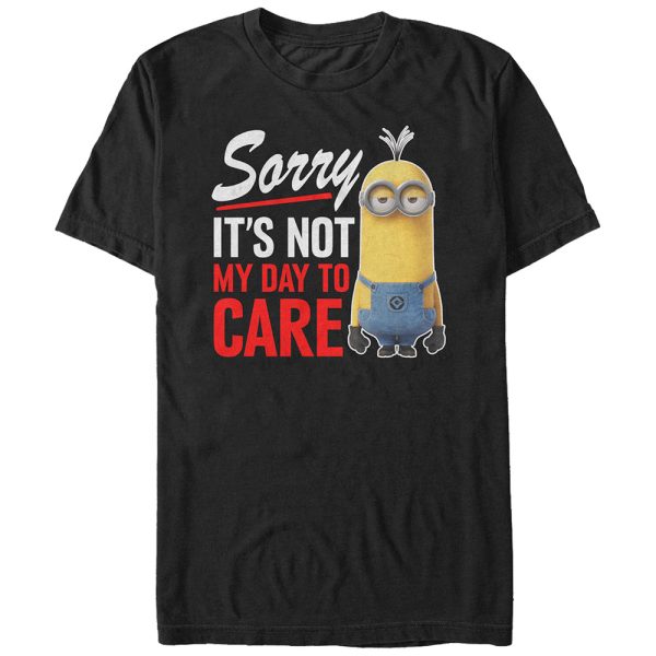 Men’s Despicable Me Minion Not Day to Care T-Shirt