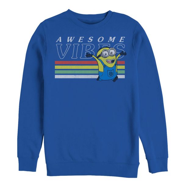 Men’s Despicable Me Minion Rainbow Vibes Sweatshirt