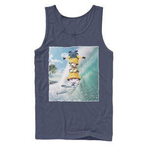 Men’s Despicable Me Minion Surf Tricks Tank Top
