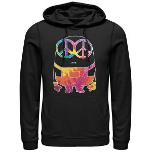 Men’s Despicable Me Minion Tie-Dye Pull Over Hoodie
